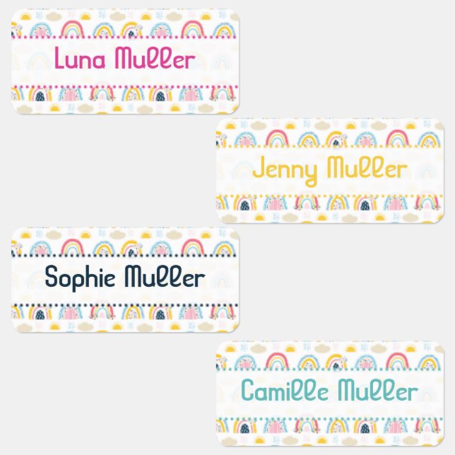 Labels Children's Clothing Arc in the sky (Group)