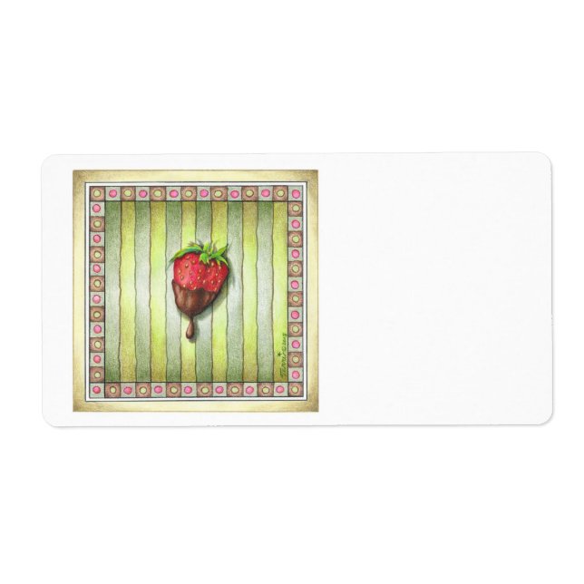 LABELS - CHOCOLATE COVERED STRAWBERRY (Front)