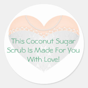 Labels for Bridal Shower Favors Sugar Scrubs