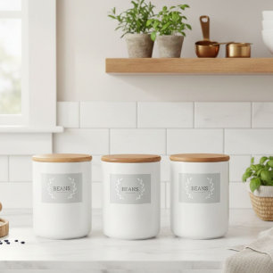 Labels for jars and containers, Aesthetic design 