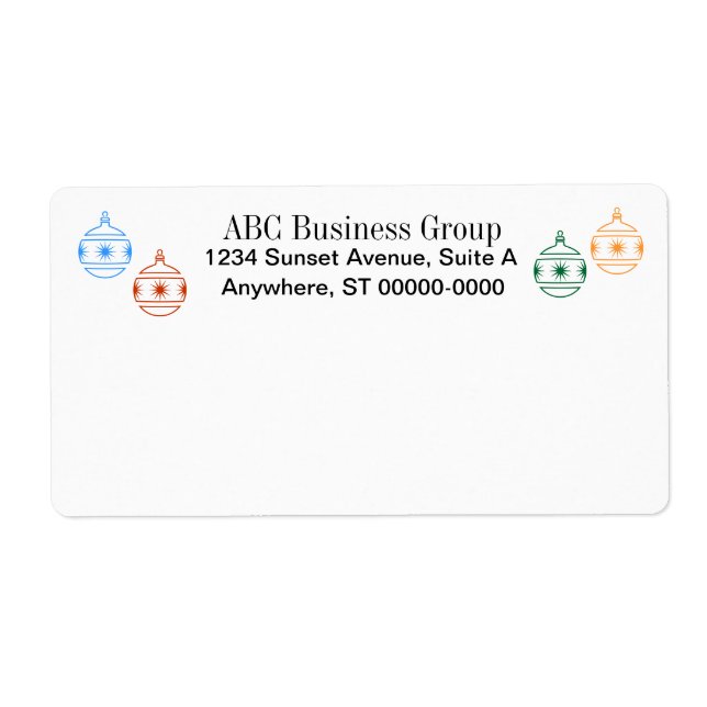 Labels - Holiday Shipping Label (Front)