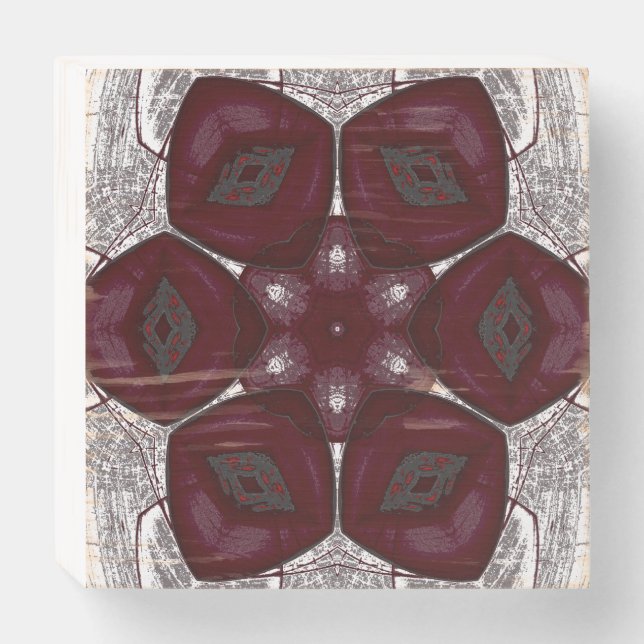 Labia Fluer Prem Mandal Wooden Box Sign (Front Horizontal)