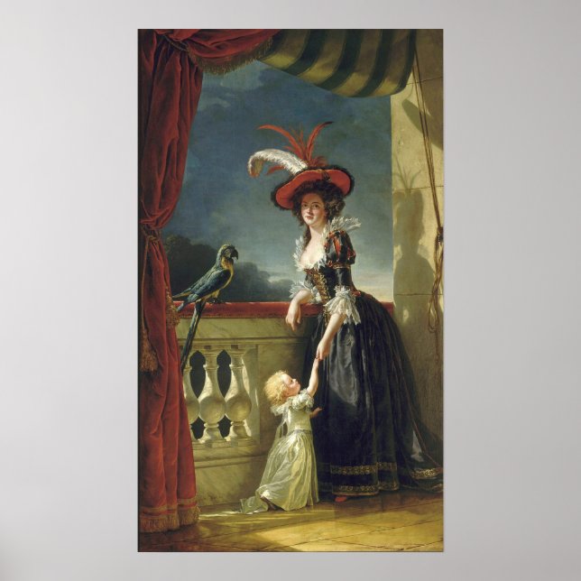 Labille-Guiard - Louise-Elisabeth With Her Son Poster (Front)