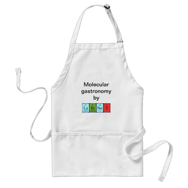 Labinot periodic table name apron (Front)