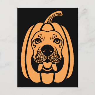 Labkin Dog Pumpkin gravity falls halloween snoopy  Holiday Postcard