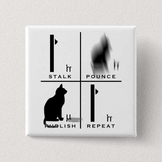 LabKitty Mantra Pinback Button (Front)