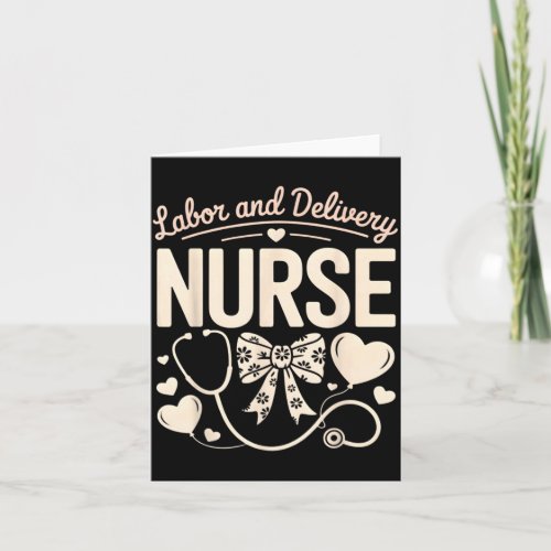 Labor & delivery nurse valentine's day l&d card