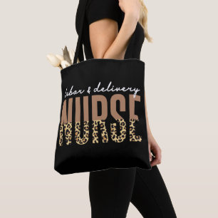 Labor and delivery nurse Cheetah leopard print Tote Bag