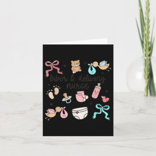 Labor And Delivery Nurse Graduation L&d Nurse Card