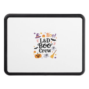 Labor and Delivery Nurse Halloween Pumpkin Ghost A Hitch Cover