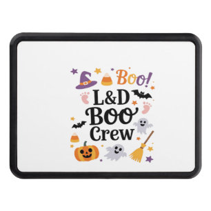 Labor and Delivery Nurse Halloween Pumpkin Ghost A Hitch Cover