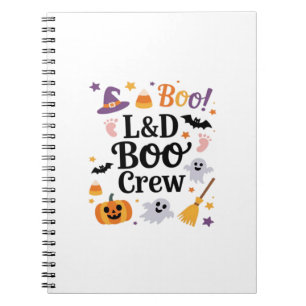 Labor and Delivery Nurse Halloween Pumpkin Ghost A Notebook