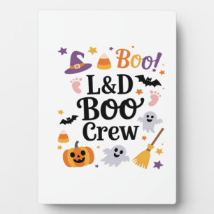 Labor and Delivery Nurse Halloween Pumpkin Ghost A Plaque