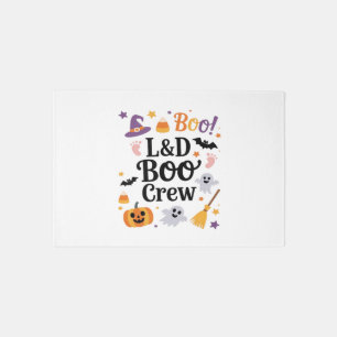 Labor and Delivery Nurse Halloween Pumpkin Ghost A Rug