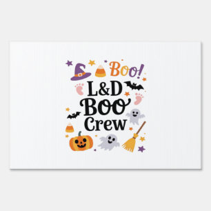Labor and Delivery Nurse Halloween Pumpkin Ghost A Sign