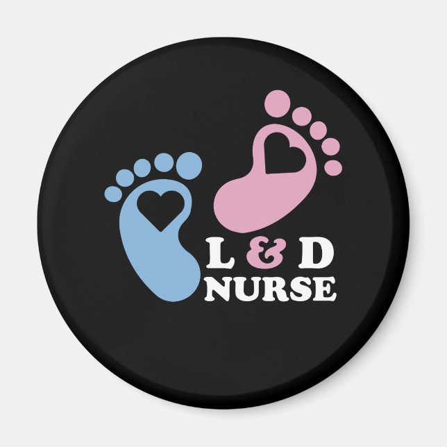 Labor and Delivery Nurse Magnet (Front)
