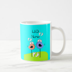 Labor and Delivery Nurse Nurse Birds Coffee Mug