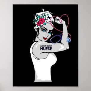Labor And Delivery Nurse Nursing School Nurses Day Poster