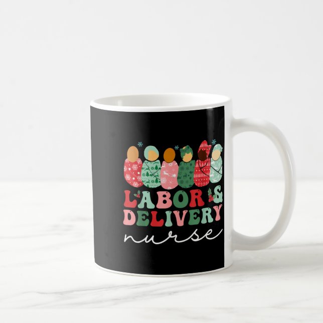 Labor And Delivery Nurse Shirt L&amp;d Nurse Chris Coffee Mug (Right)
