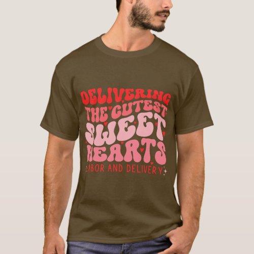 Labor and Delivery Nurse Valentine_s Day Conversat T_Shirt