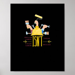 Labor Art Design Classic - Skilled Labor Isn’t Che Poster