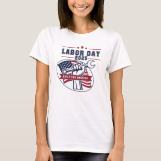 Labor Day 2025 USA Fist T-Shirt