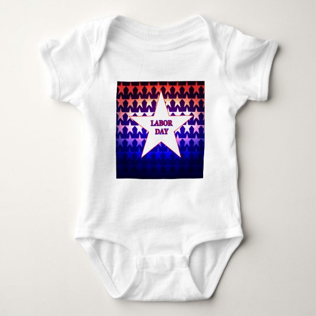 Labor Day Baby Bodysuit (Front)