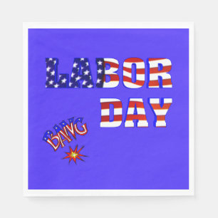 Labor Day Bang - Napkins
