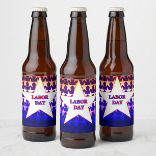 Labor Day Beer Bottle Label
