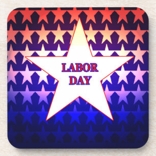 Labor Day Beverage Coaster