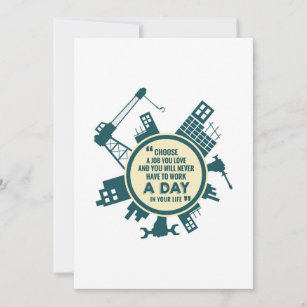 Labor day choose a job you love holiday card
