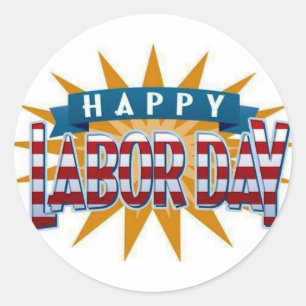 Labor Day Classic Round Sticker