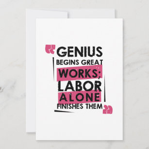 Labor day genius holiday card