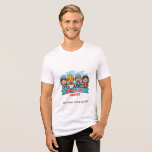 labor day Heroes Tri-Blend Shirt