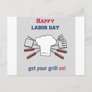 Labor Day Holiday Postcard