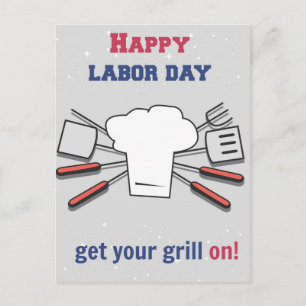 Labor Day Holiday Postcard