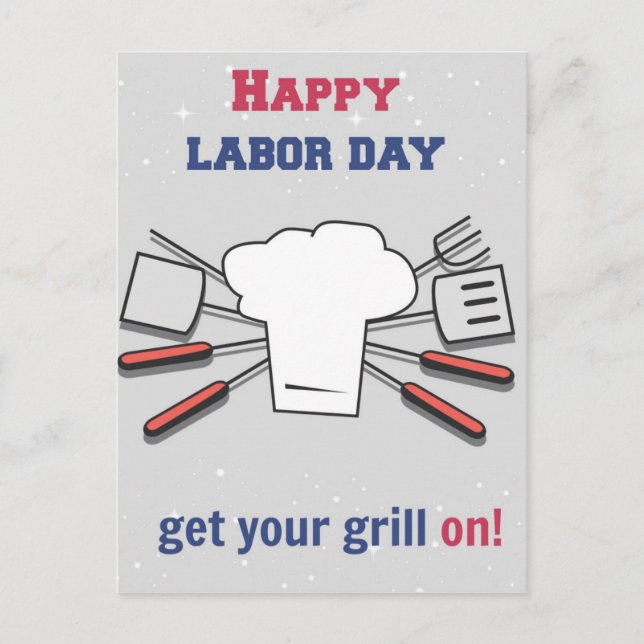 Labor Day Holiday Postcard (Front)