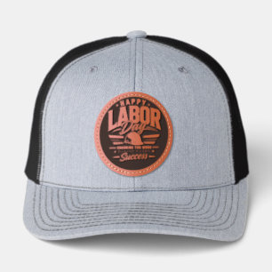 Labor day in 2026 in the world leather patch hat