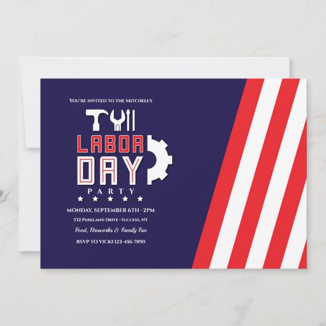 Labor Day Invitation (Front)