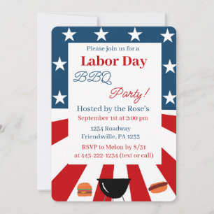 labor day invitation