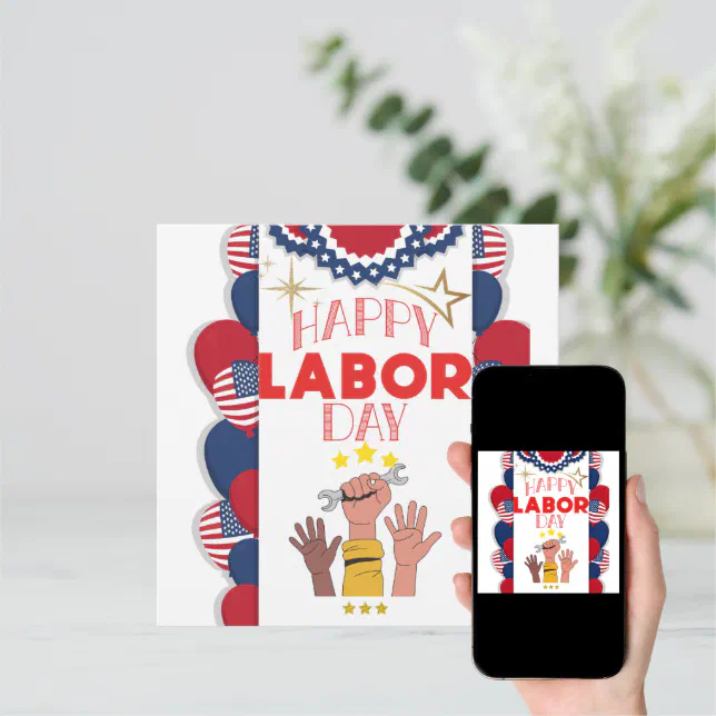 Labor day invitation zazzle