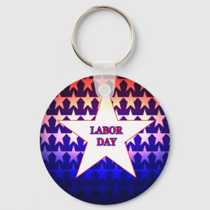 Labor Day Keychain