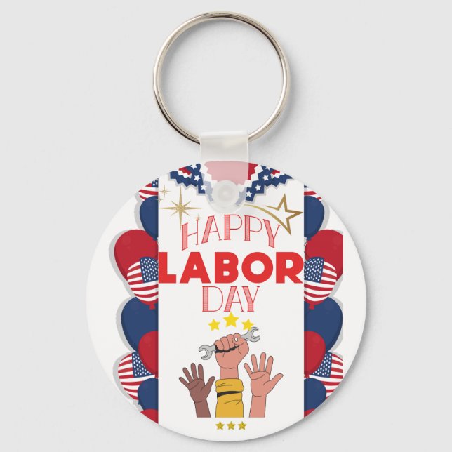 Labor day keychain (Front)