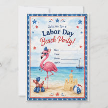 Labor Day Party Invitations