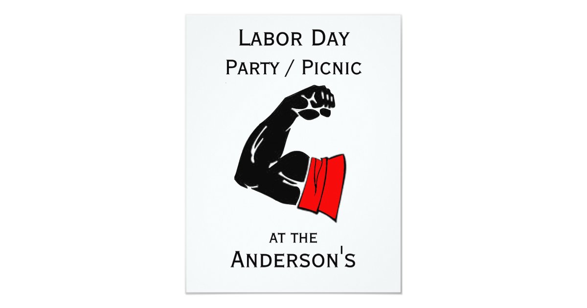 Labor Day Party Invites
