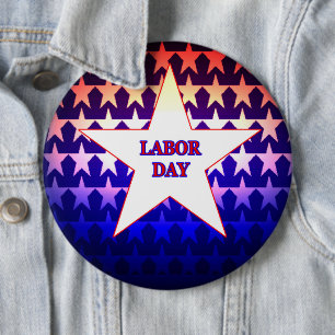 Labor Day Pinback Button