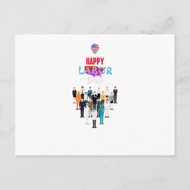 Labor Day Postcard (Front)