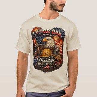 Labor Day Pride – Honoring Hard Work Patriotic Tee