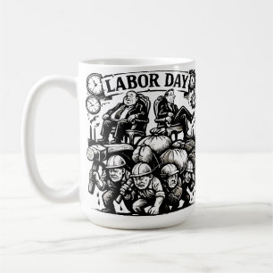 Labor Day Protest Art t-shirt Coffee Mug