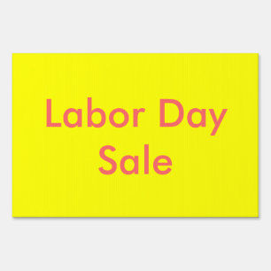 Labor Day Sale Sign